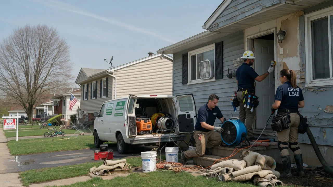 Flood Cleanup in Hillsdale, MI near me