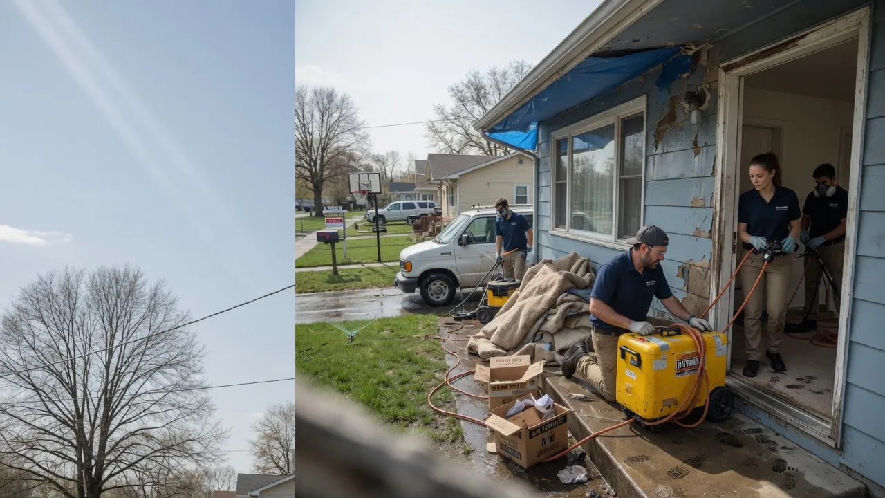 Basement Flood Cleanup in Hillsdale, MI near me